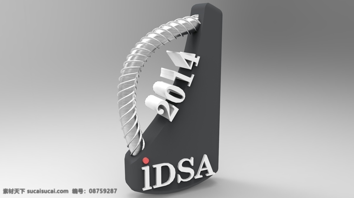 2014 idsa lapelpin 3d模型素材 其他3d模型