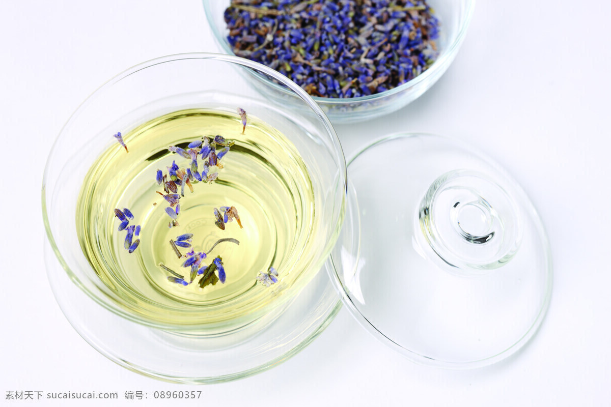餐饮美食 茶 茶文化 茶饮 花茶 健康生活 健康饮食 泡茶 薰衣草 薰衣草花茶 薰衣草花 薰衣草花苞 薰衣草花瓣 薰衣草香 养生茶 饮品 饮料酒水