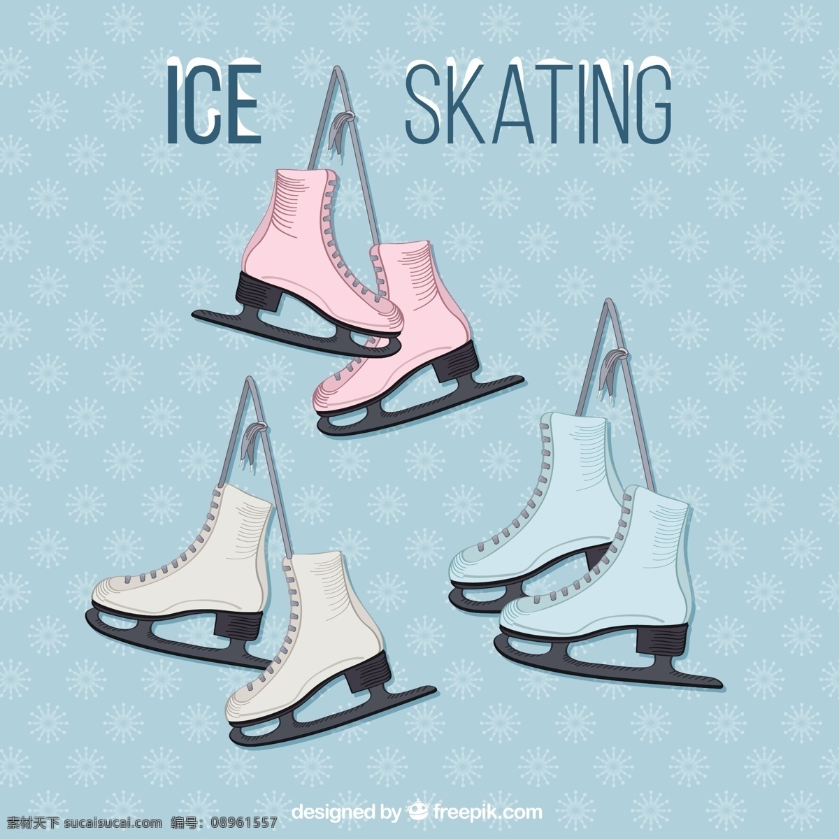 滑冰集 图标 运动 雪 冬 平 冰 平面设计 鞋 插图 白色 平面图标 溜冰 图标集 靴子 图 活动 设置 青色 天蓝色