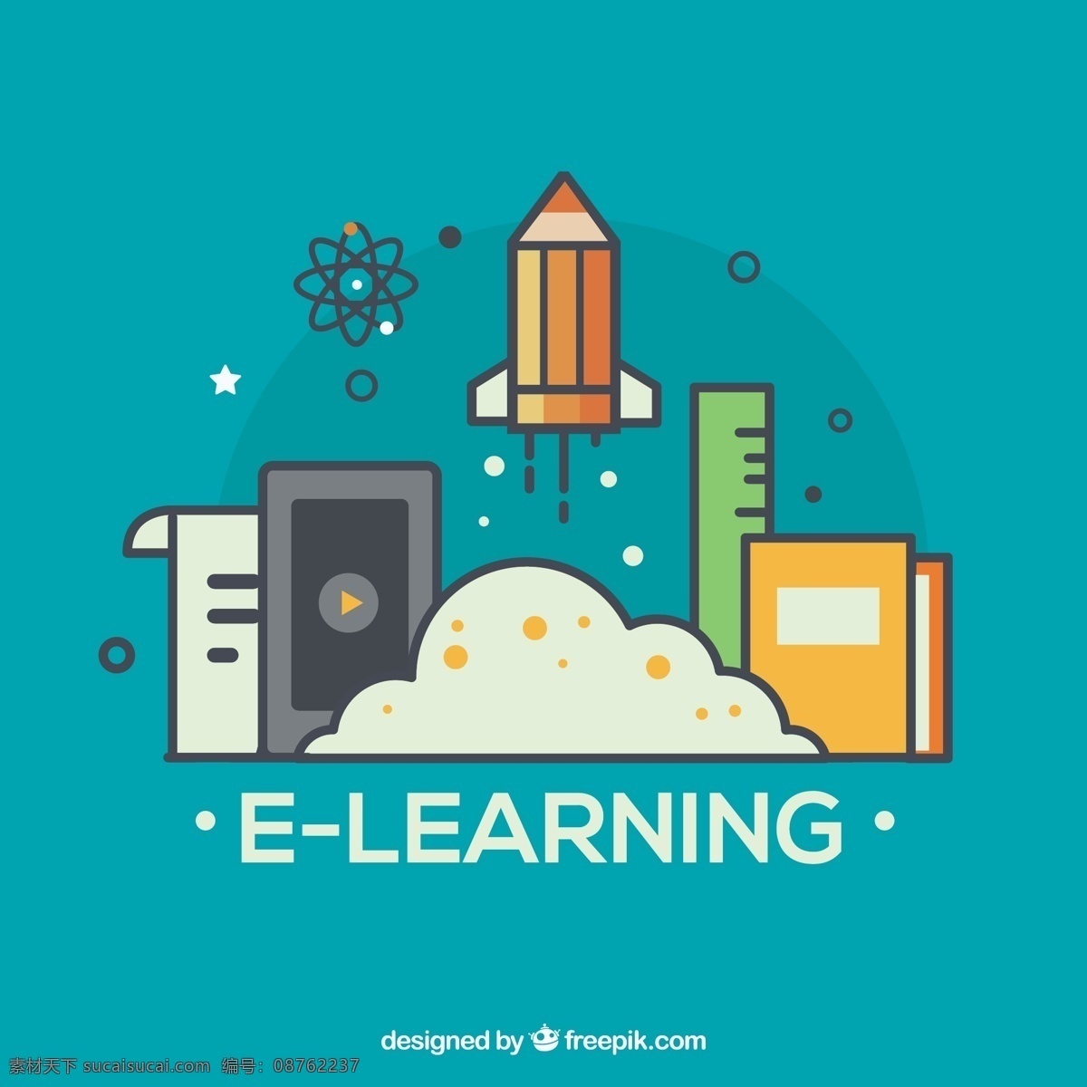 创造性 在线学习 图标 学校 技术 书籍 网络 互联网 数字 学习 平面 视频 创意 平板电脑 平面设计 在线 培训 电子 知识