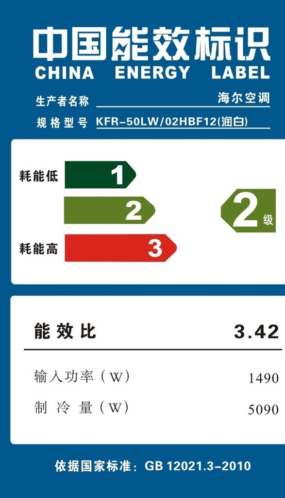 中国能效标识 能效 标识 空调 耗能 标识标志图标 矢量