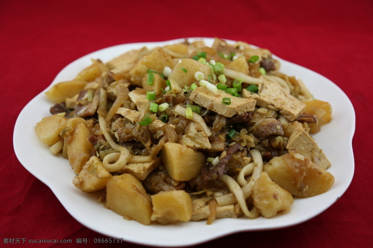 烩菜 土豆 粉条 菜品 中餐 餐饮美食 传统美食
