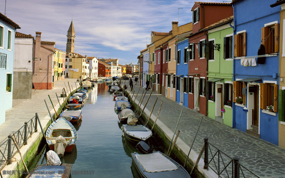 威尼斯风景图 威尼斯 风景 小镇 水上城市 黑色