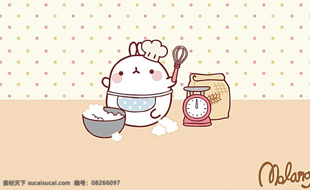 卡通兔子 卡通 兔子 可爱 韩国 molang 甜点 矢量 馒头 红豆 棉花糖 矢量动漫 动漫动画 白色
