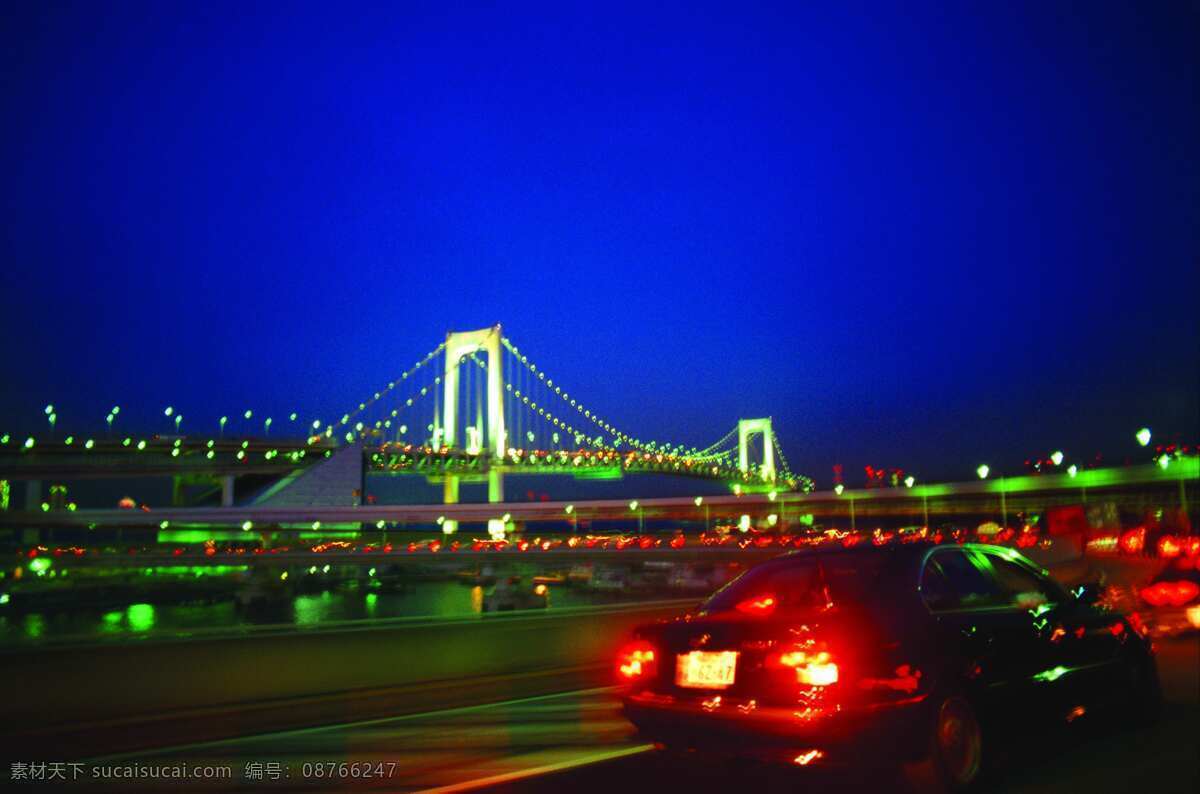城市 夜景 车 城市夜景 国外旅游 建筑 路 旅游 旅游摄影 美国 纽约 桥 霓虹灯 家居装饰素材 灯饰素材