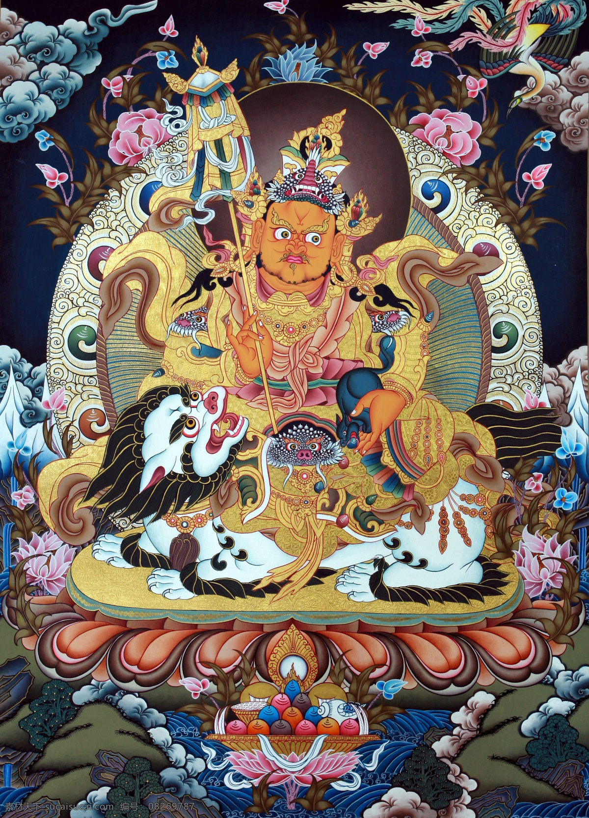 大明王 魔王 法王 唐卡 藏传佛教 密宗 藏密 佛 佛教 佛教艺术 绘画 文化艺术 宗教信仰 佛教绘画 佛像类 绘画书法