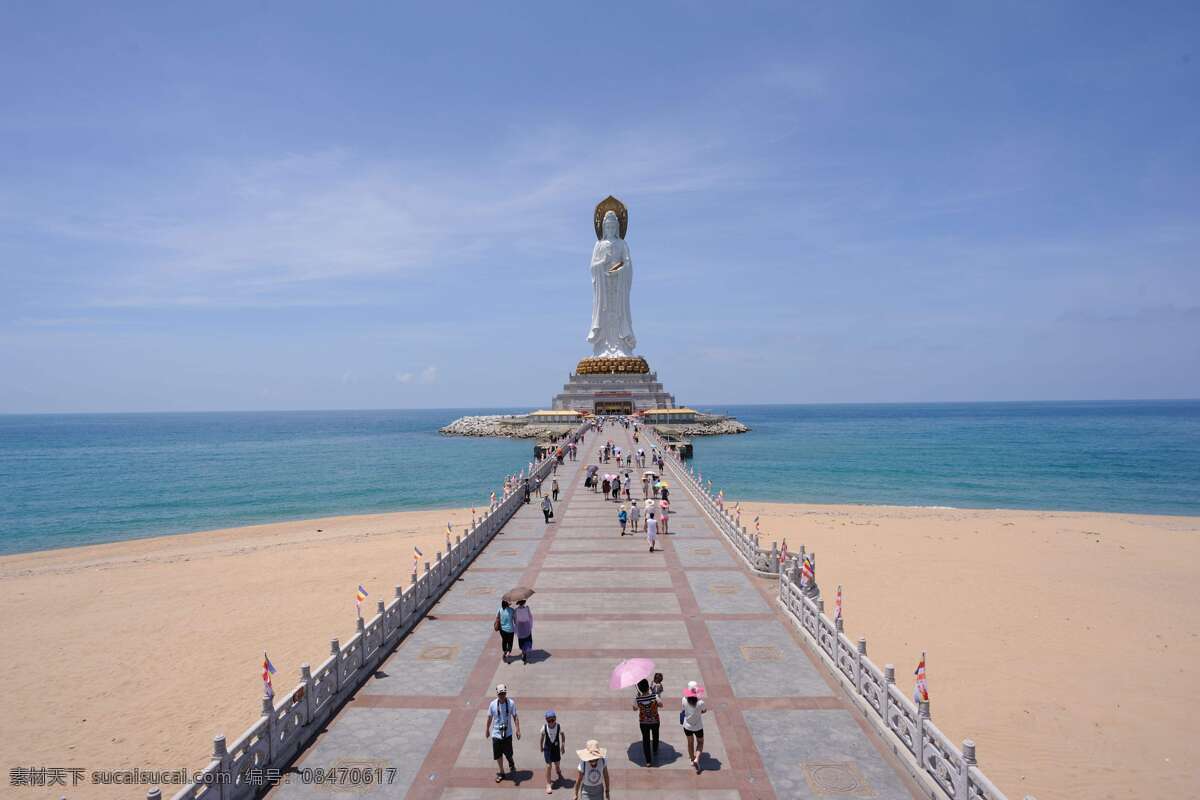 南山寺 三亚 寺庙 观音 海上观音 佛像 宗教 天空 菩萨 观音菩萨 南海 大海 旅游摄影 国内旅游