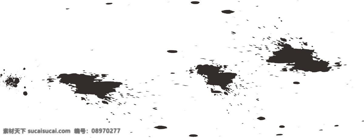 撒 墨 墨迹 墨水 墨汁 撒墨 矢量图