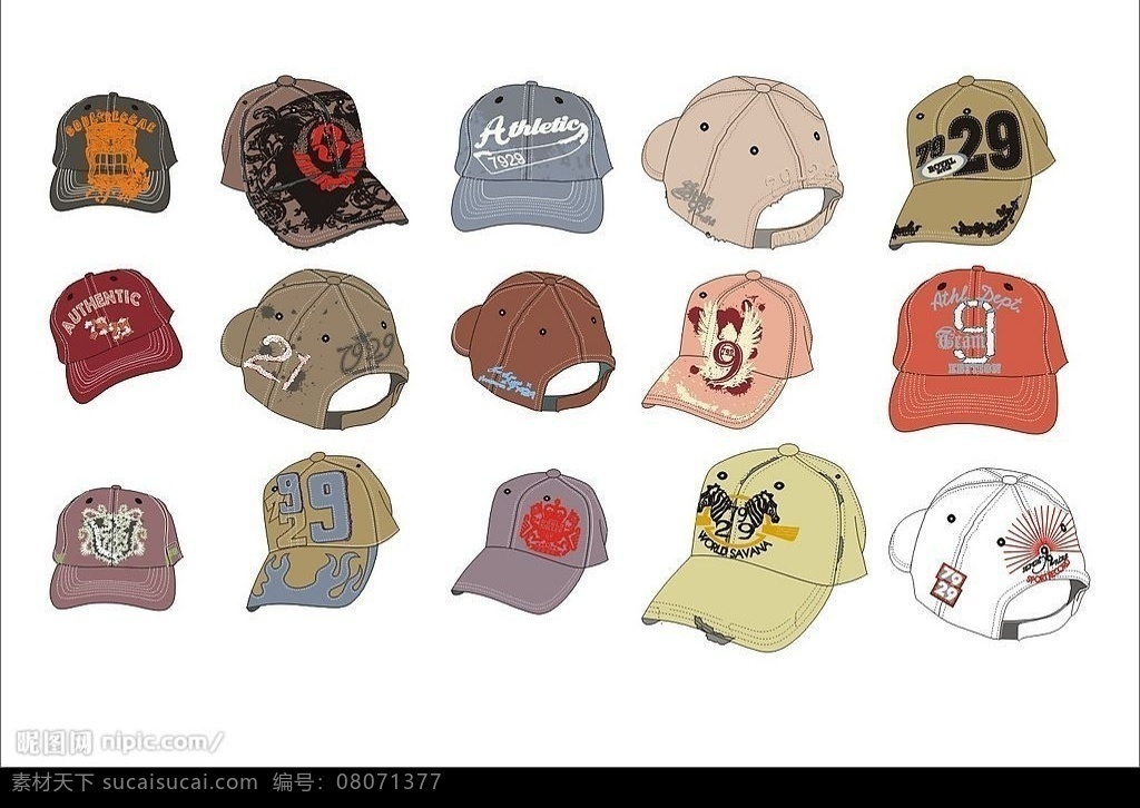 十 五 款 精品 帽子 精品帽子 矢量 矢量图 生活百科 生活用品 矢量图库 物品 卡通物品 矢量物品 卡通