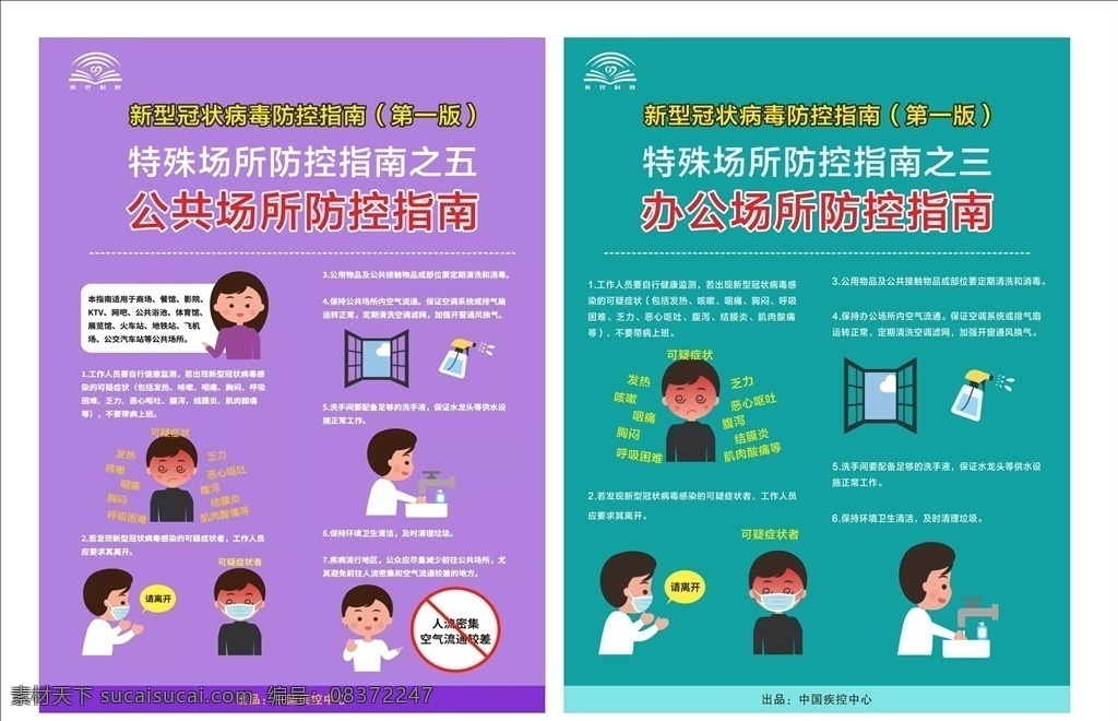 新型 冠状 病毒 防控 指南 新型冠状病毒 防控指南 冠状病毒 公共场所 特殊场所 办公场所 防控指导 海报 预防知识 防控知识 健康教育