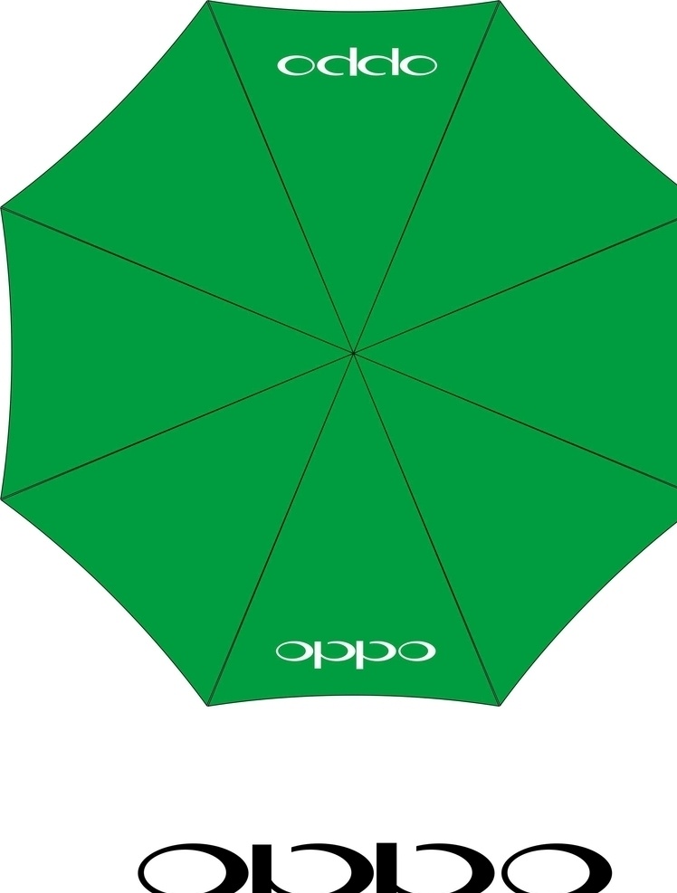 oppo雨伞 oppo 雨伞设计 广告伞 伞 标志图标 企业 logo 标志