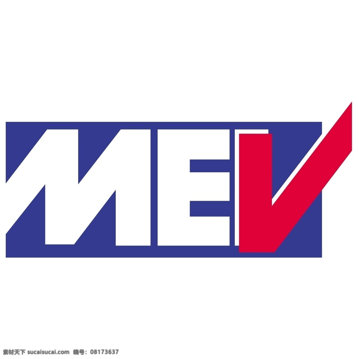 mev 简易 logo 设计欣赏 彩色 欣赏 白色