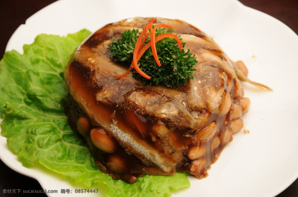 小鱼冻豆 传统美食 餐饮美食