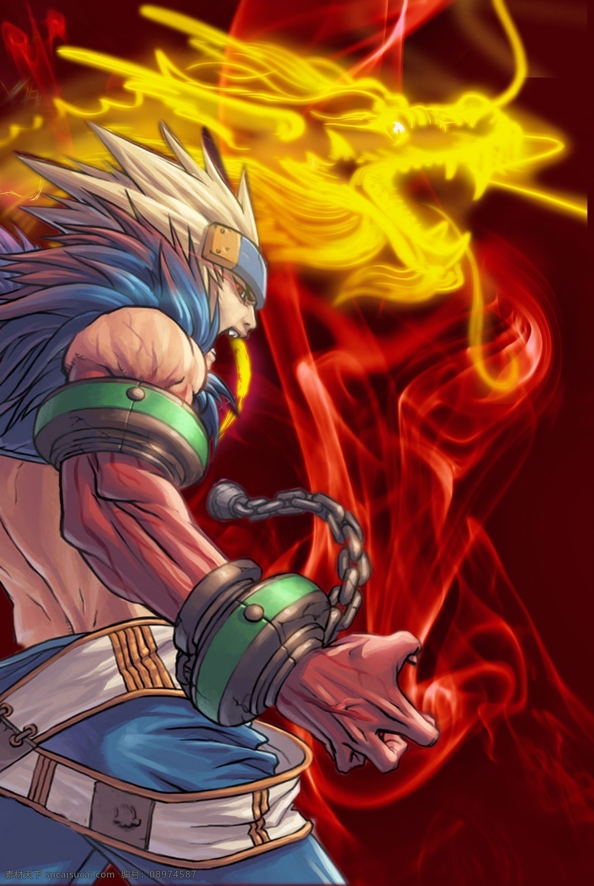 地下 城 勇士 绝 美图 人物 背景 宣传 动画 墙纸 海报 龙纹 火龙 分层 源文件