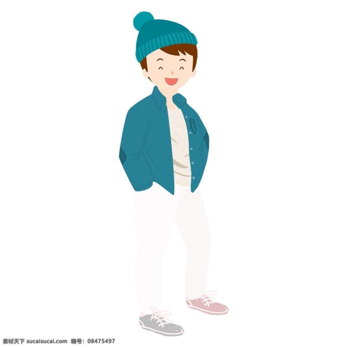 卡通 可爱 小 男孩 人物 透明元素 手绘元素 儿童 少年 男子