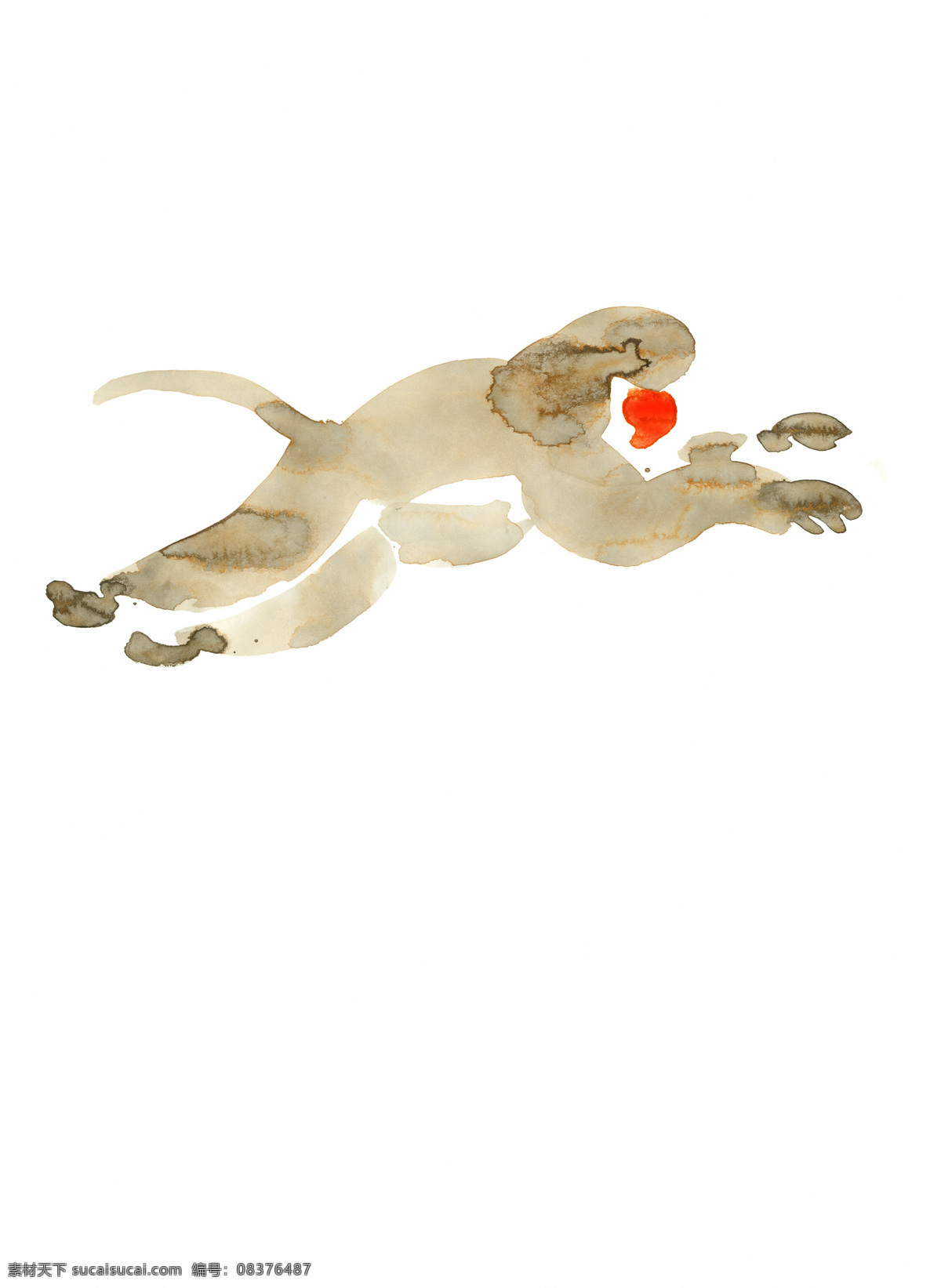 猴子 绘画 绘画书法 生肖 水彩 文化艺术 颜色 猴 设计素材 模板下载 绘画猴 猴年