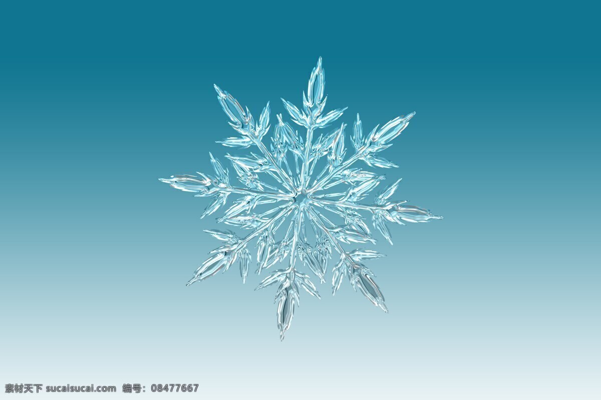 高清雪花摄影 雪花 冰 高清 微距 蓝色 花纹 自然景观