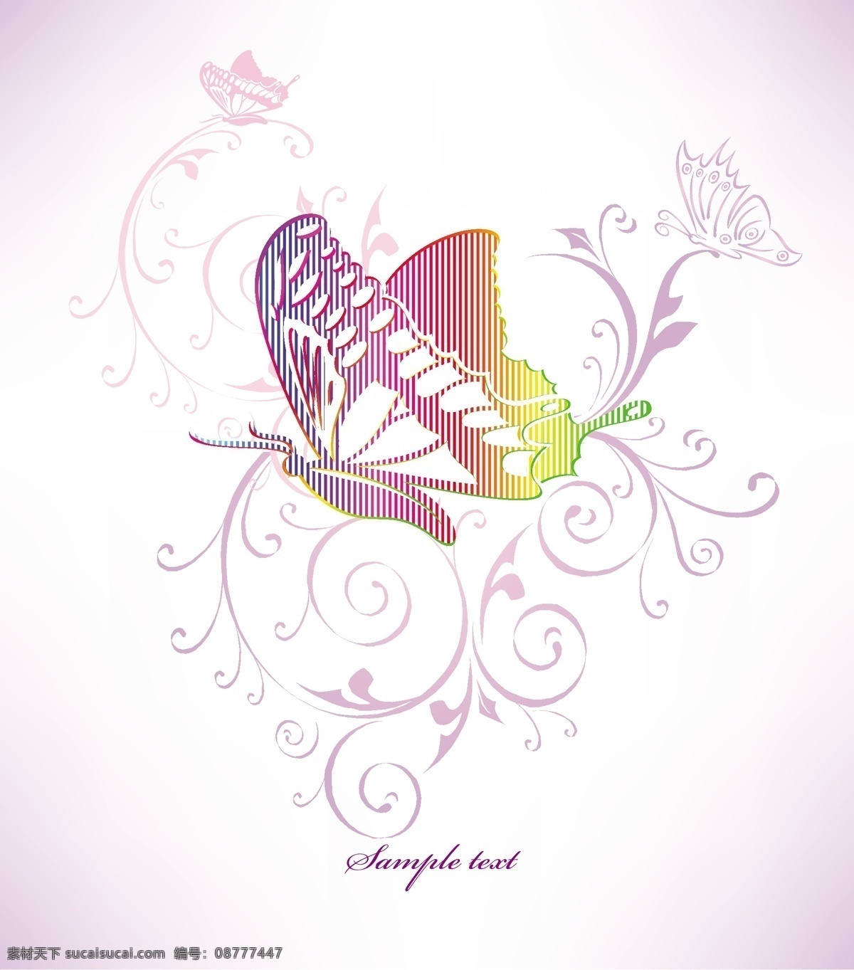 矢量 艳丽 鲜花 曲线 花纹 花卉设计 花束图片素材 曲线花纹 各种形态 艳丽鲜花 矢量图 花纹花边