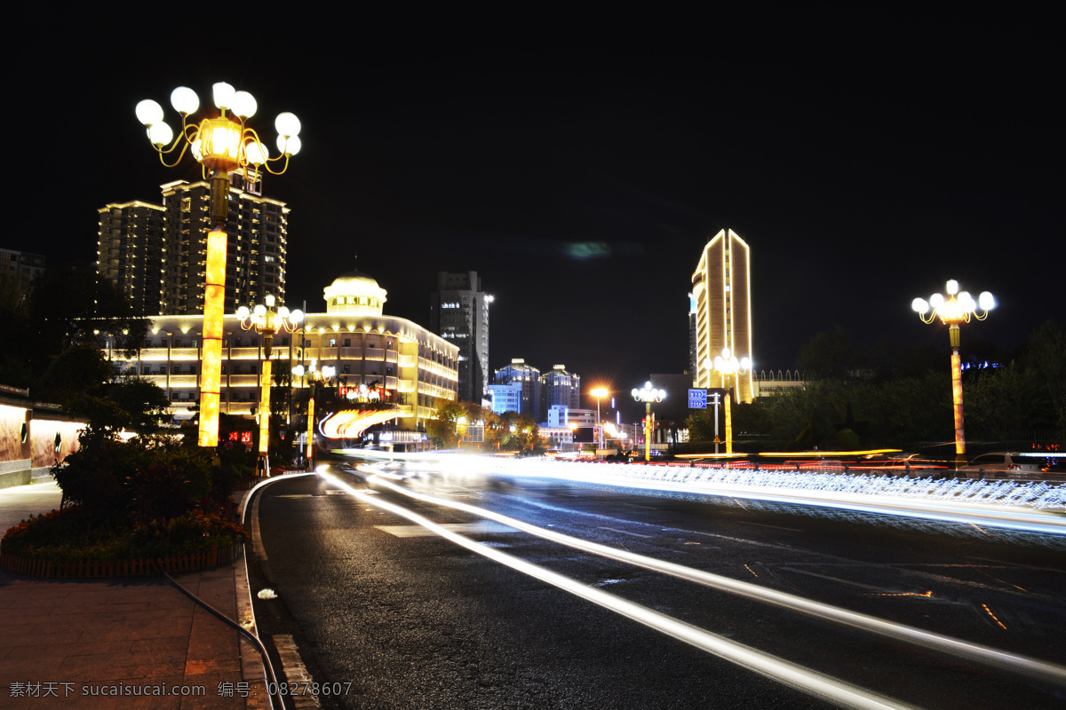 我爱你中国 新疆靓了 新疆 乌鲁木齐市 西大桥 小西门 夜景 建筑园林 建筑摄影