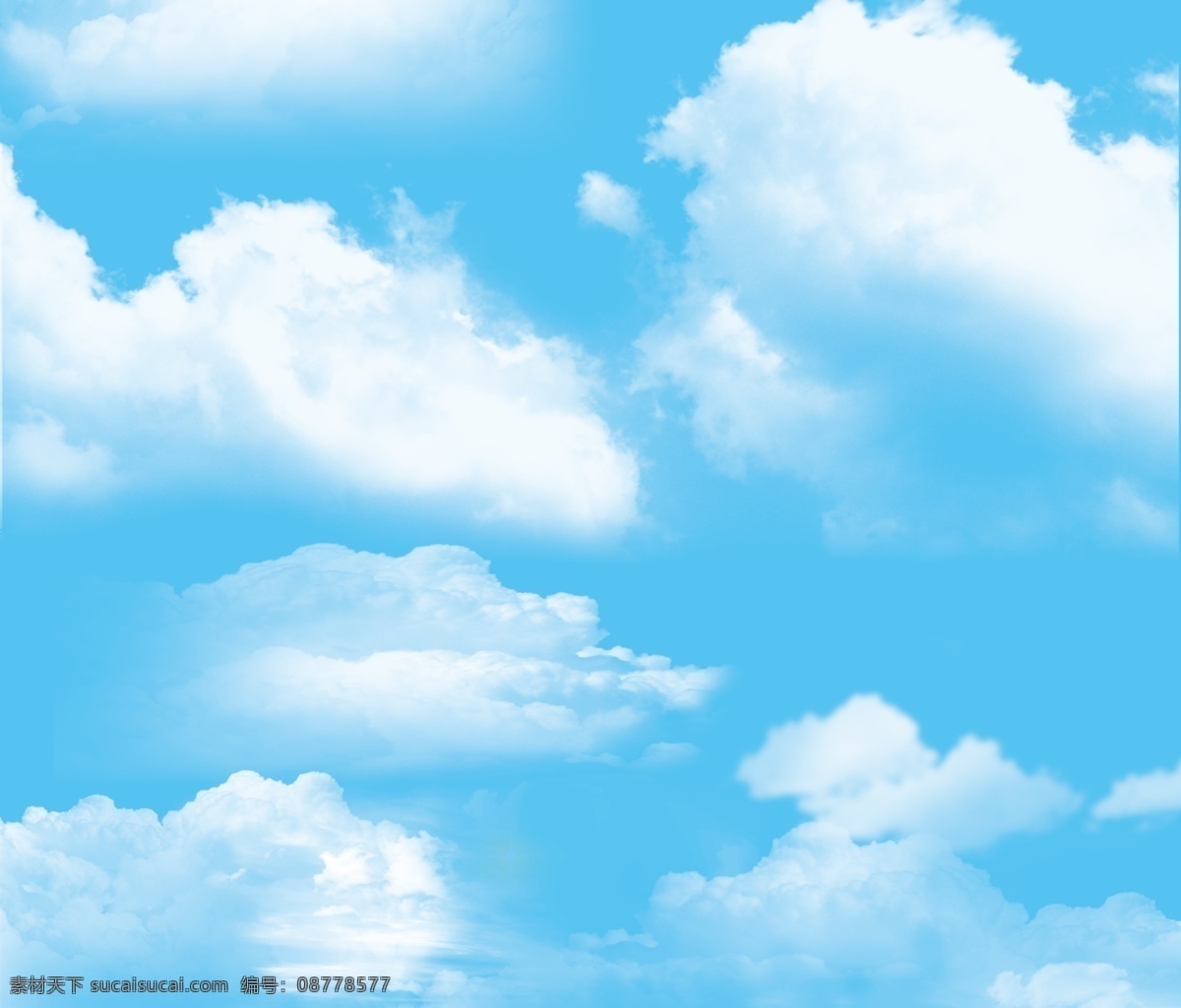 蓝天 白云 天空 吊顶 蓝色 分层