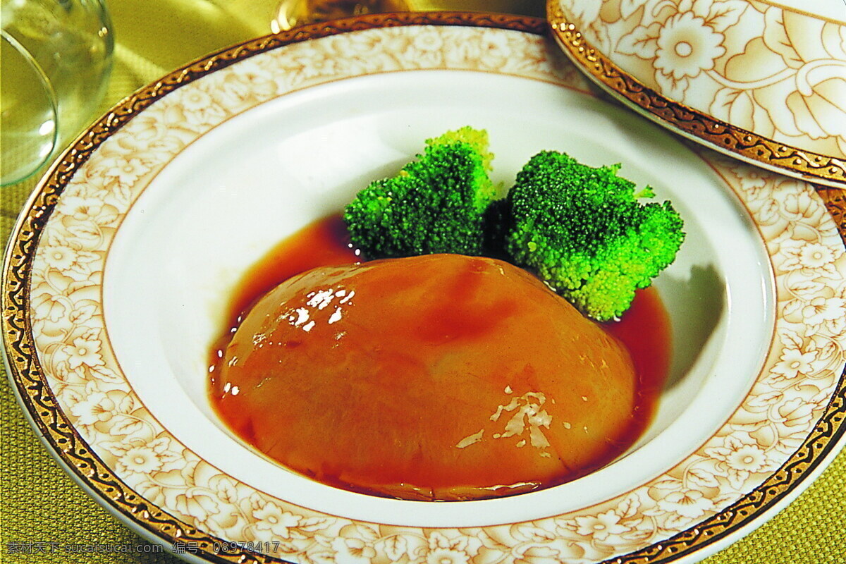 鲍 汁 扣 白 灵 菇 鲍汁扣白灵菇 花菜 蔬菜 美食 食物 菜肴 中华美食 餐饮美食