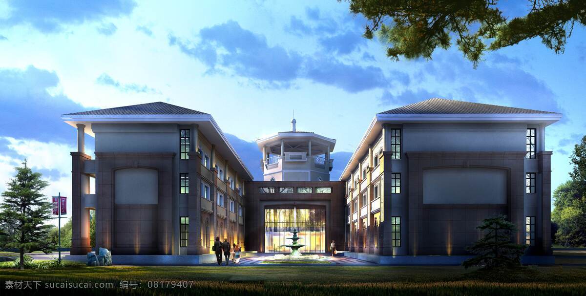 西式 建筑群 3d 模型 商业街 3d模型设计 西式建筑群 3d建筑群 3d模型素材 建筑模型