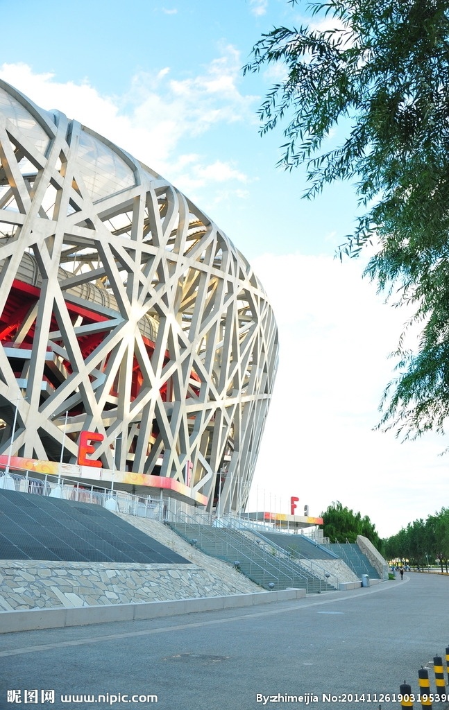 国家体育场 体育场 奥运村 奥体中心 奥运会 鸟巢 特色建筑 国家体育馆 都市风光 北京 建筑园林 建筑摄影