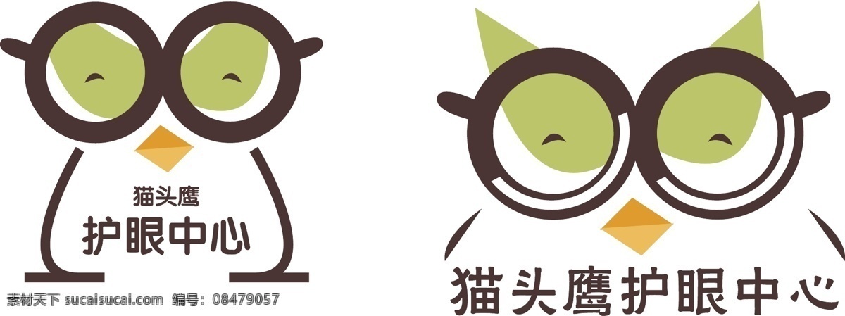 护 眼 logo 动物 可爱 猫头鹰 护眼logo 原创设计 其他原创设计