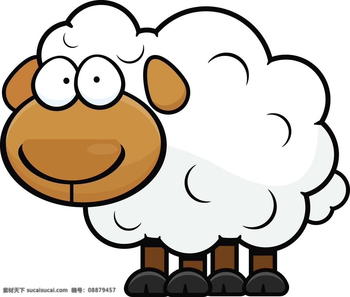 羊年素材 卡通羊 矢量羊 动物 矢量动物 2015 绵羊 手绘 羊年设计元素 卡通动物 动物世界 卡通设计 家禽家畜 生物世界 节日庆祝 文化艺术