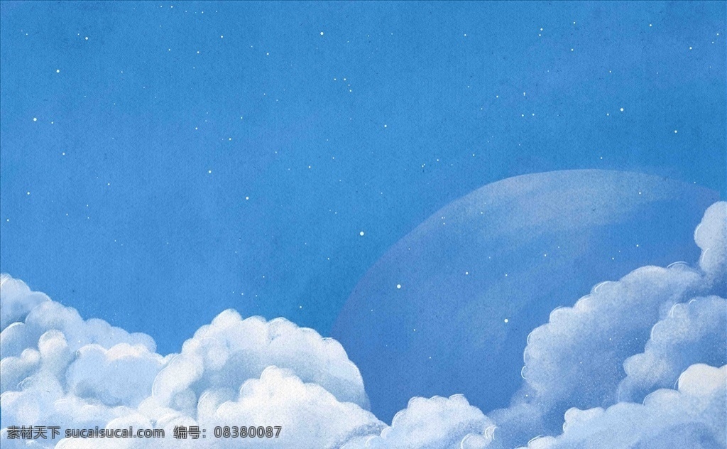 云朵图片 云朵 蓝天 白云 分层白云 地球 手绘 卡通背景 psd源文件 分层 风景