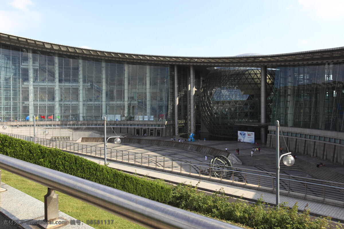 博物馆 风景名胜 建筑景观 科普 山水风景 田园风光 上海 科技馆 上海科技馆 博物院 自然风景 旅游印记 自然景观 矢量图 现代科技