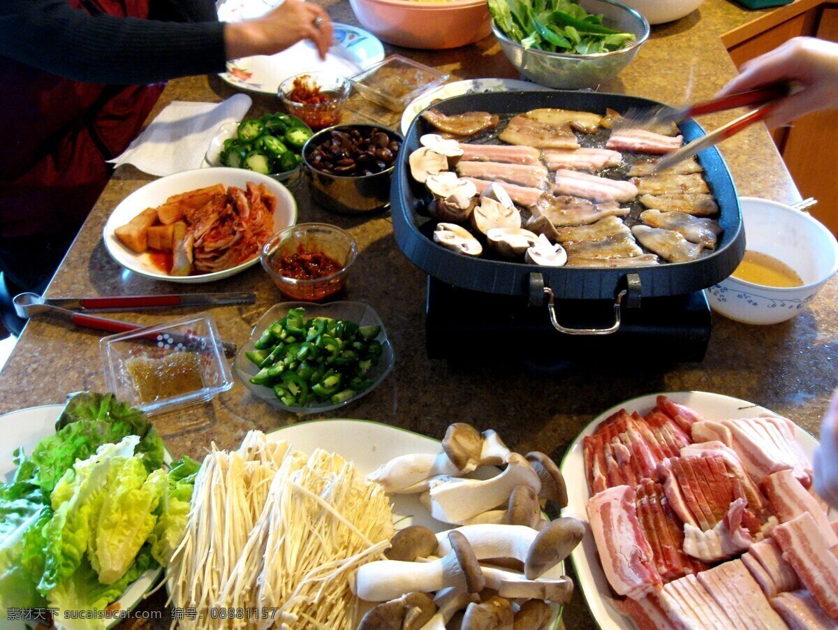 韩国烤肉 美食 传统美食 餐饮美食 高清菜谱用图 韩国料理