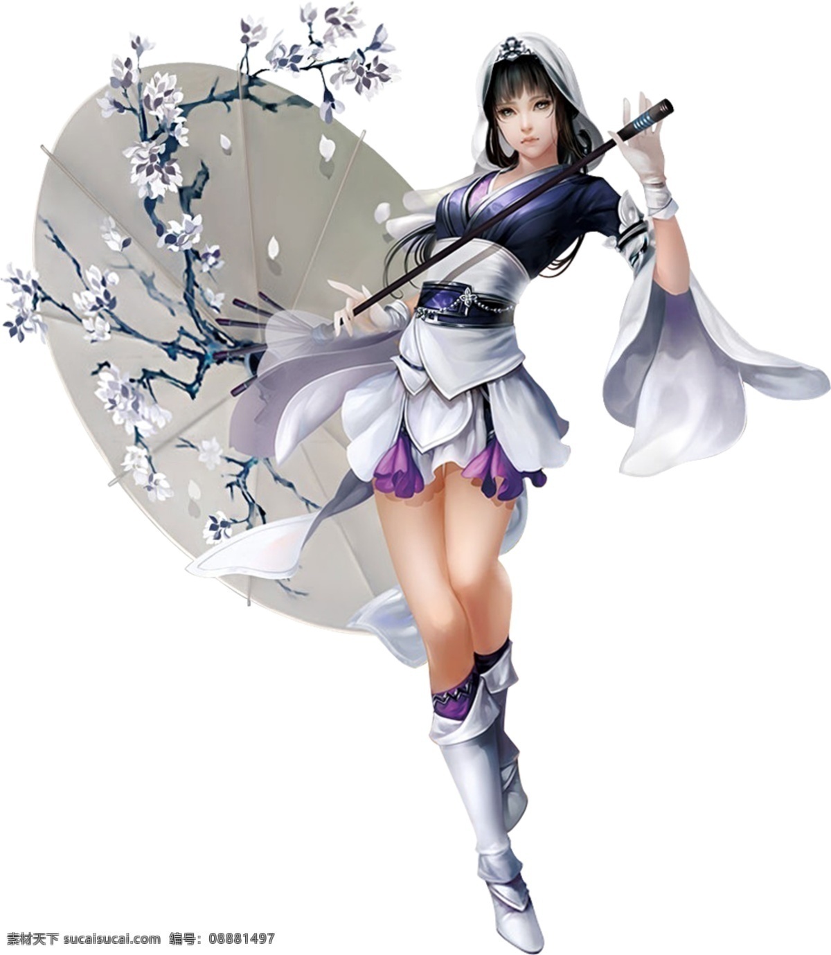 剑3陈月 陈月 剑3 剑三 剑网3 剑网三 剑侠情缘 网络版 原画 立绘 设定 高清 透明 背景 古装持伞美女 手绘 源文件