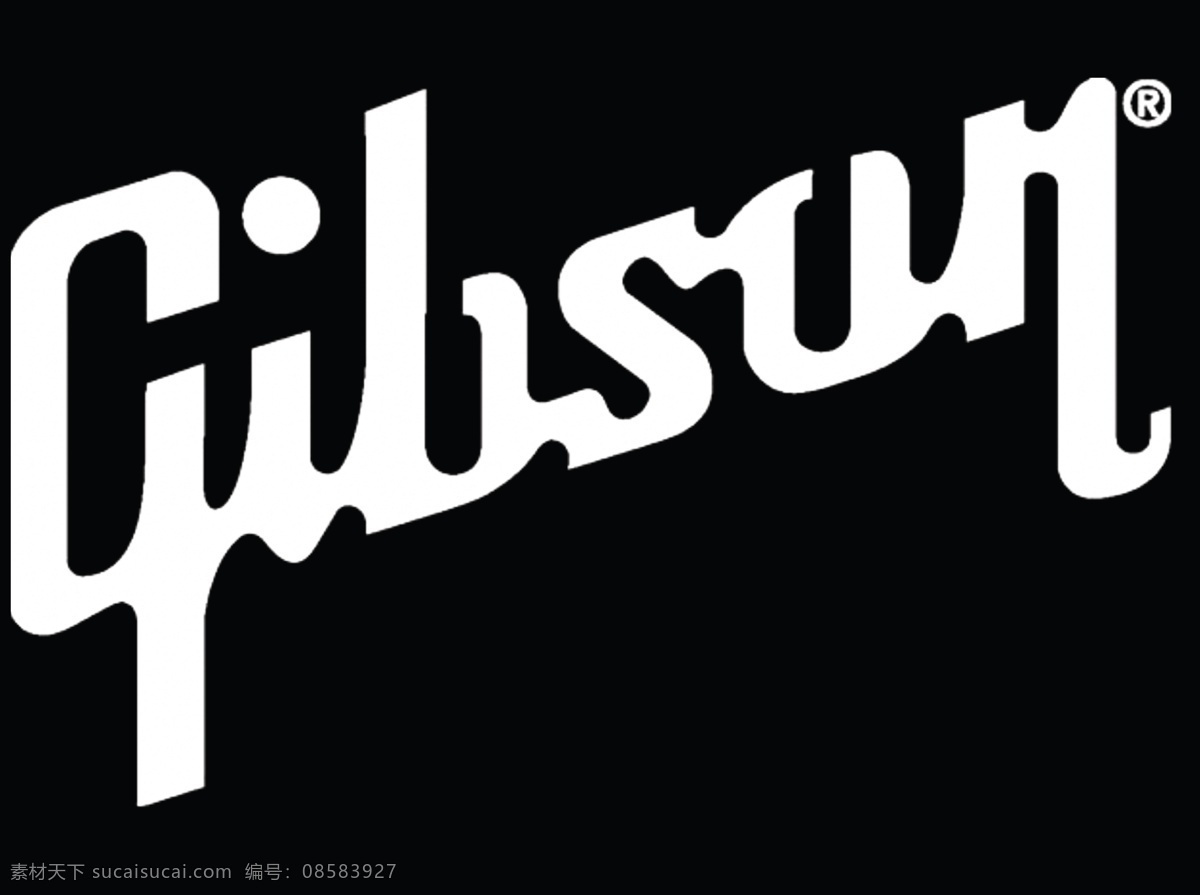 logo 分层 电吉他 源文件 gibson 吉他 模板下载 吉普森 原版 psd源文件 logo设计