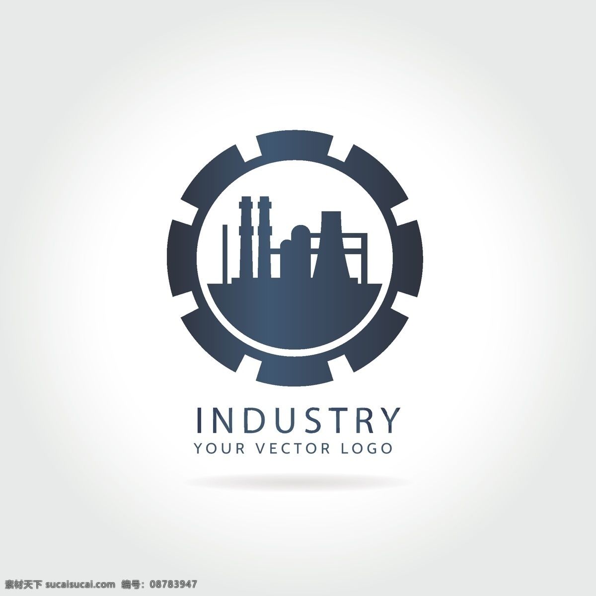 行业 标志 logo 模板 行业标志 企业商标 齿轮 工厂 logo模板