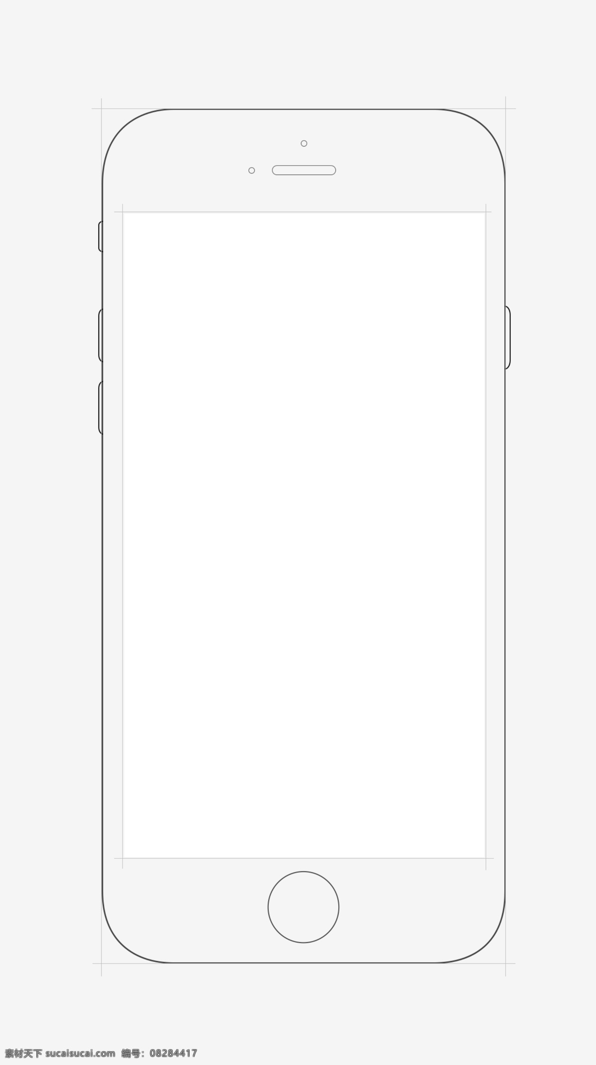 iphone6 线 框图 框 手机线框图 手机样机 线框图 苹果手机线框 web 界面设计 中文模板
