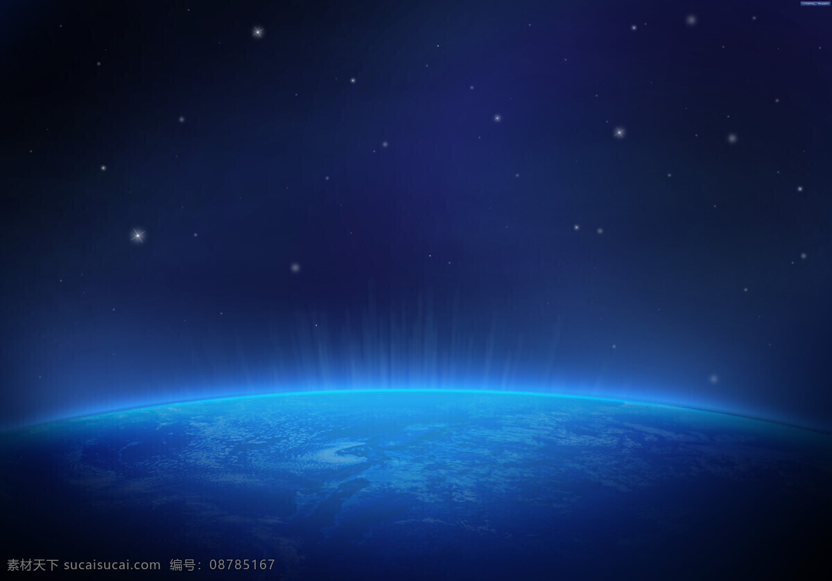 太空 中 深蓝色 地球 地球鸟瞰图 背景图片
