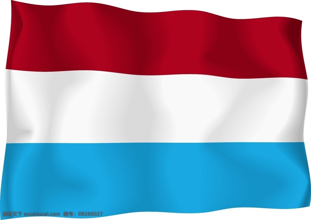 荷兰国旗矢量 荷兰 国旗 向量 白色