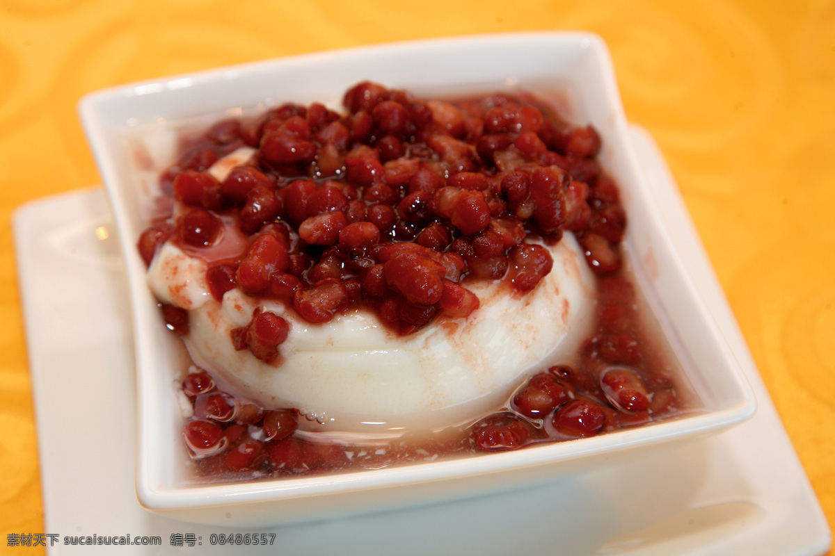 红豆豆腐花 红豆 豆腐花 豆腐乳 豆腐 西餐美食 餐饮美食