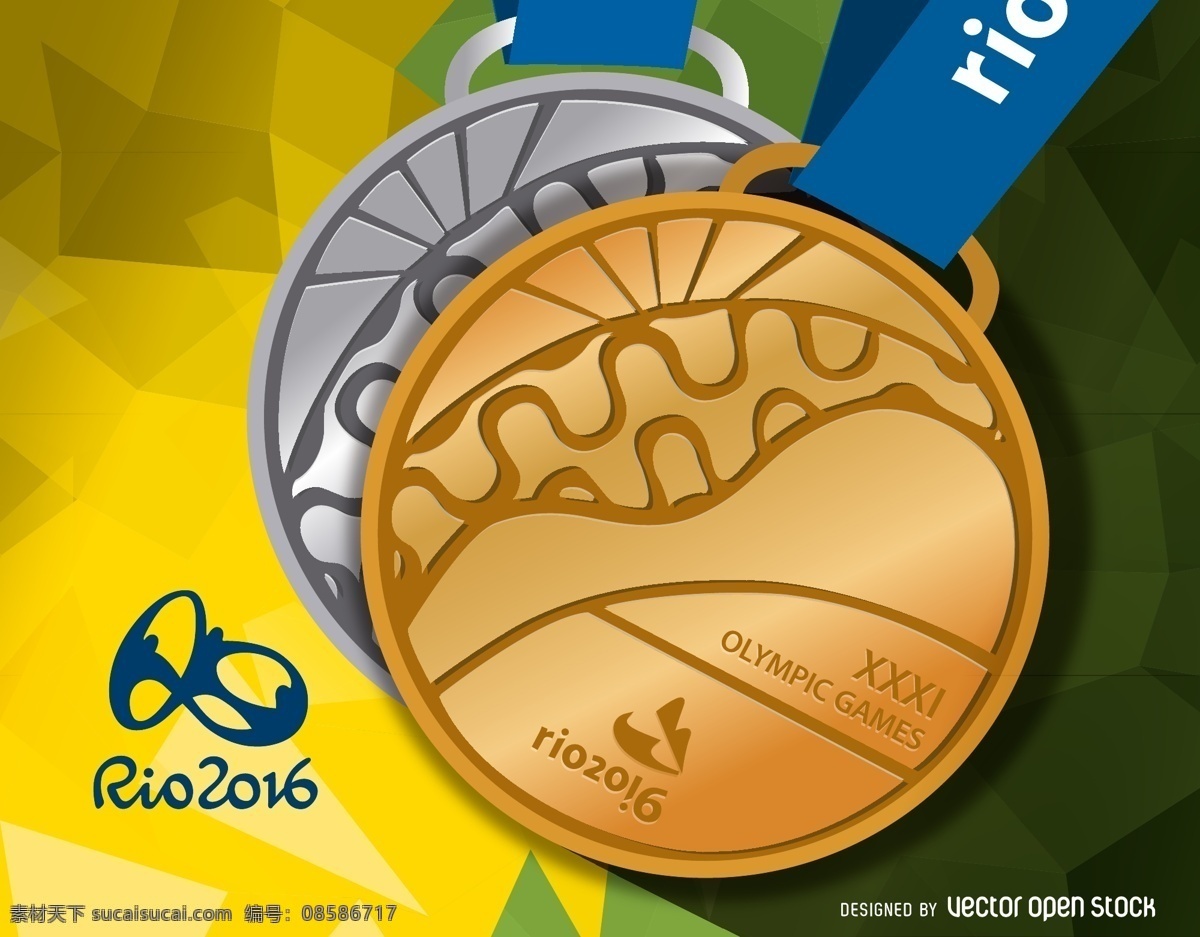 rio 2016 奥运 金牌 奥运金牌 黄色