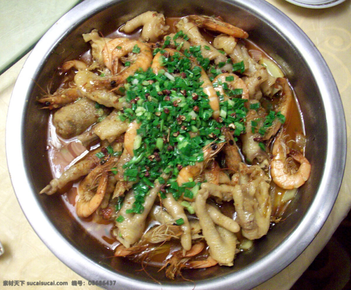 鸡 爪 明虾 煲 餐饮美食 传统美食 火锅 鸡爪 美食 美味 摄影图库 虾 鸡爪明虾煲 辣 psd源文件 餐饮素材