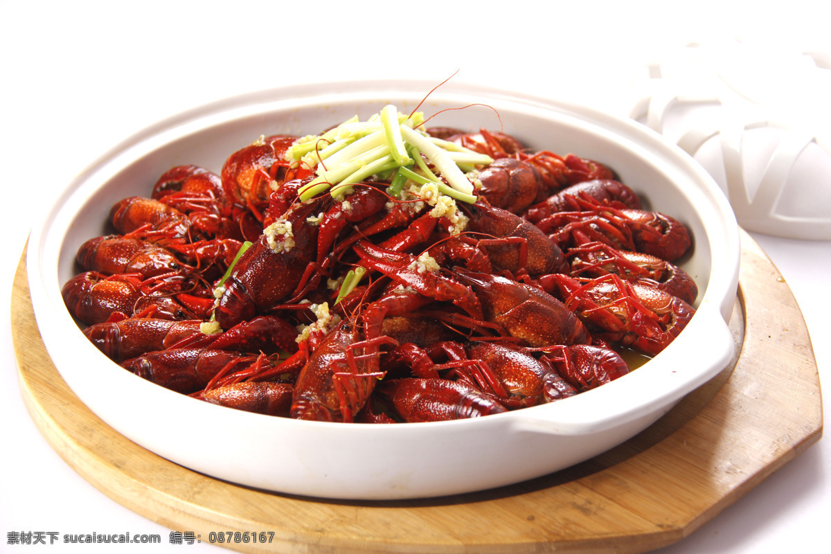 蒜香小龙虾 蒜香 小龙虾 明虾 海虾 红虾 虾魁 海鲜 传统美食 餐饮美食