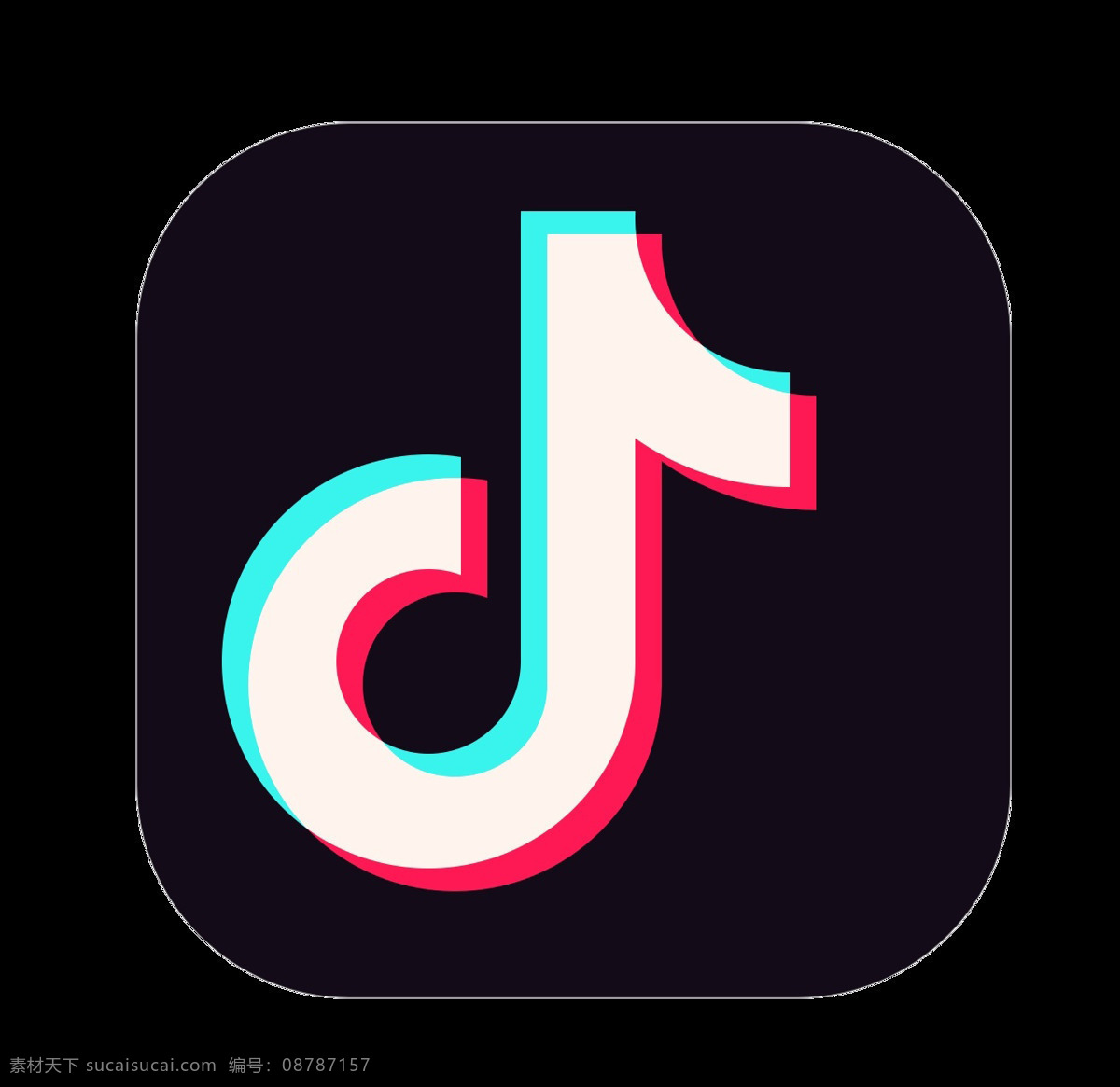 抖音图标 抖音 抖音标志 抖音logo 抖音app 抖音软件 室外广告设计