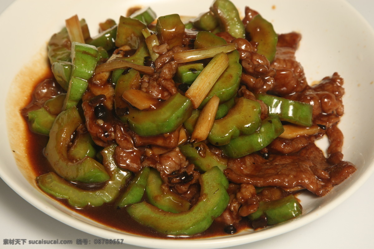 凉瓜炆牛肉 凉瓜 牛肉 美食 特色小吃 小炒 传统美食 餐饮美食