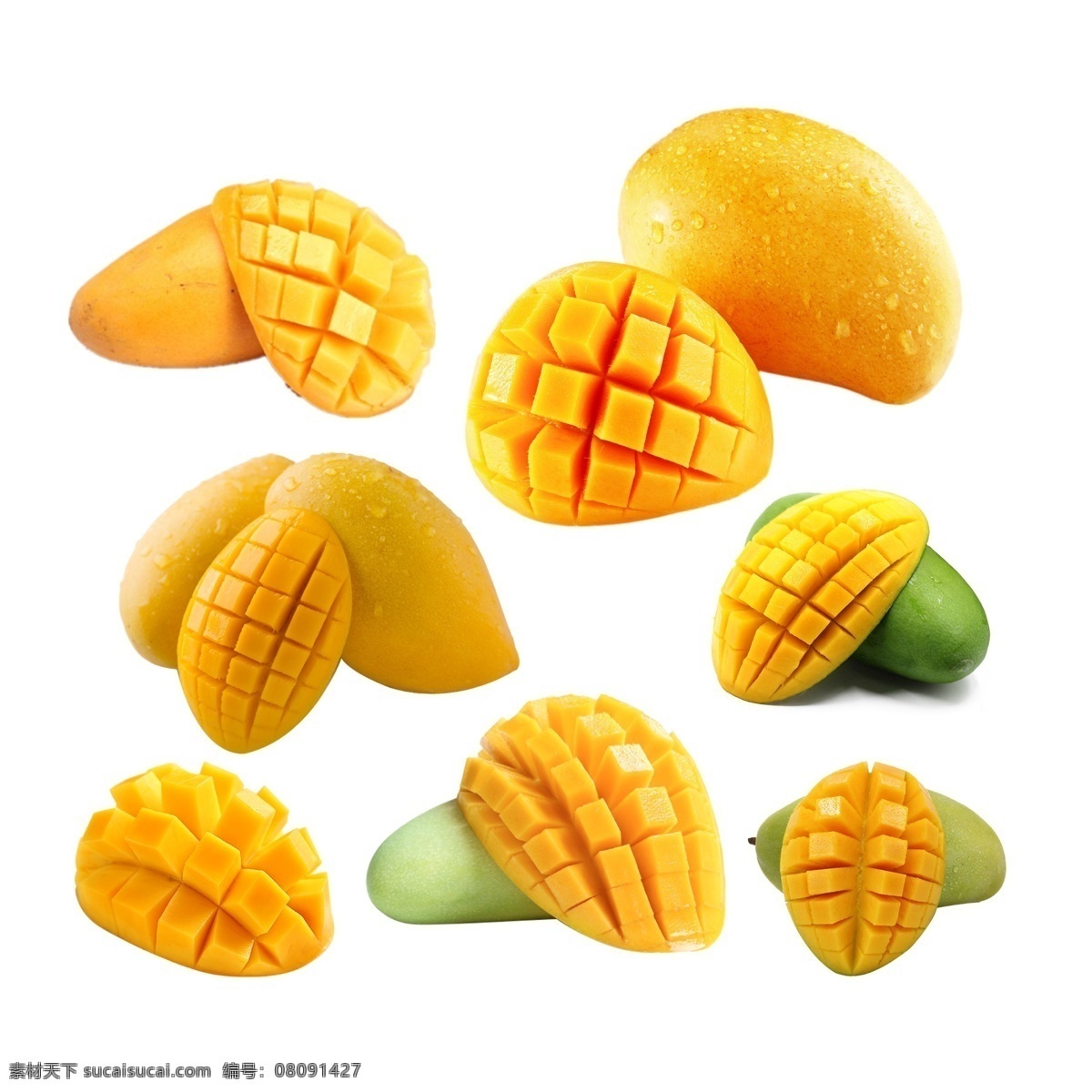 芒果素材 芒果元素 芒果皮 芒果海报 底纹边框 其他素材