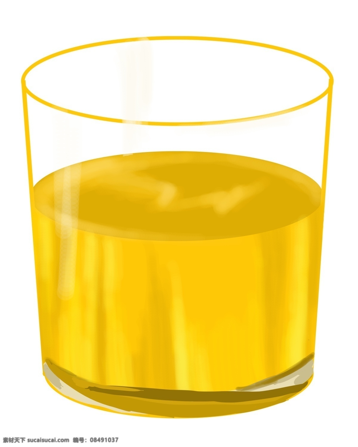 美味黄色果汁 果汁 饮品 饮料