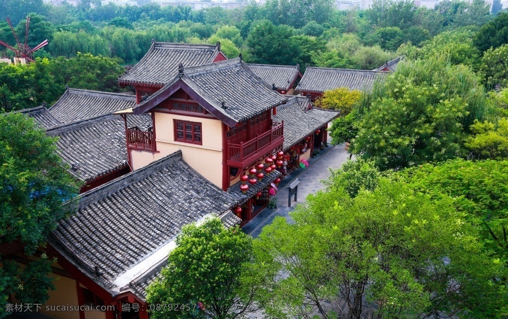 清明上河园 开封 河南 清明上河图 绿树 张择端 民俗风情 游乐园 宋代 旅游 国内旅游 旅游摄影