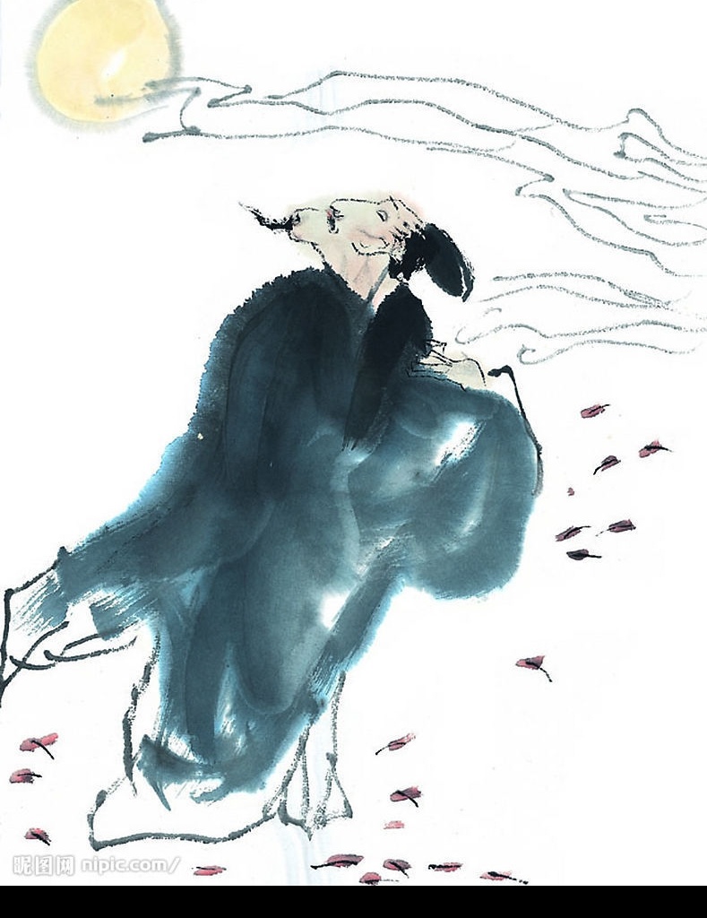 古典 墨画 人物 绘画 国画 毛笔 书法 高精度 广告素材 文化艺术 绘画书法 设计图库