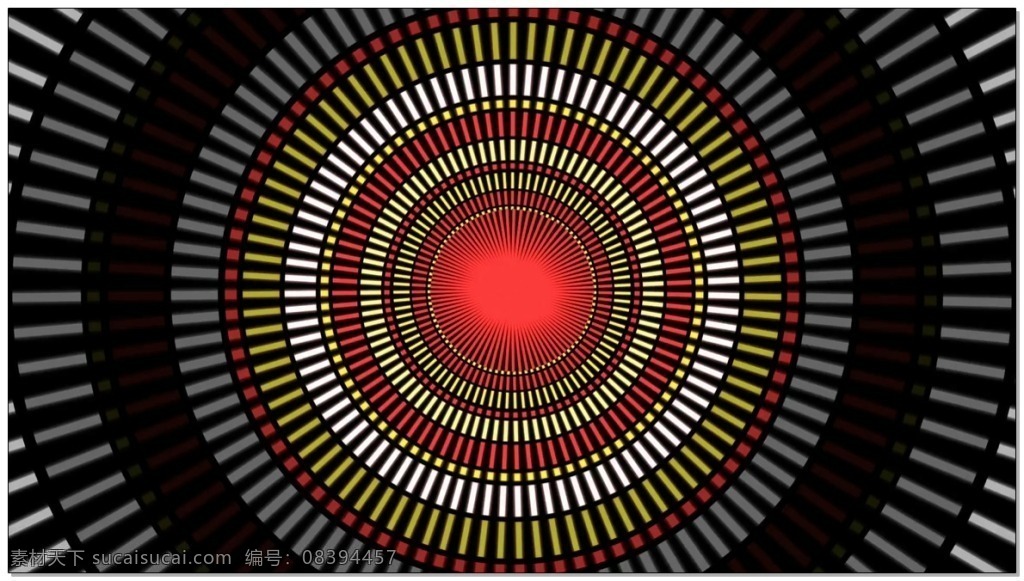 波普 艺术 视频 新奇 圆形 堆积 包围 光效 视频素材 动态视频素材