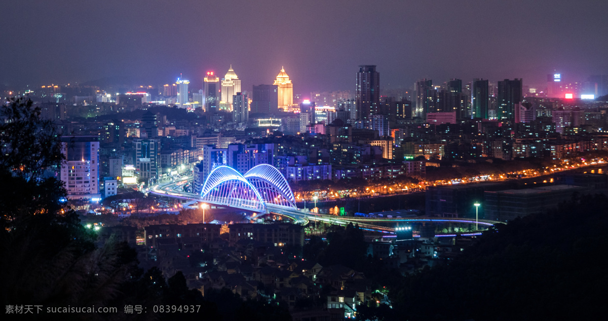 东华大桥夜景 桥 夜景 江门 侨乡 城市 建筑摄影 建筑园林